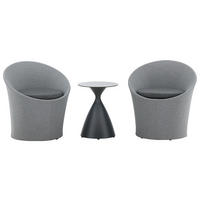 GARTENSET Aluminium  - Grau, KONVENTIONELL, Textil/Metall - Gardenson