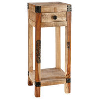 BEISTELLTISCH 30/30/75 cm Mangoholz quadratisch  - Trend (30/30/75cm) - Carryhome