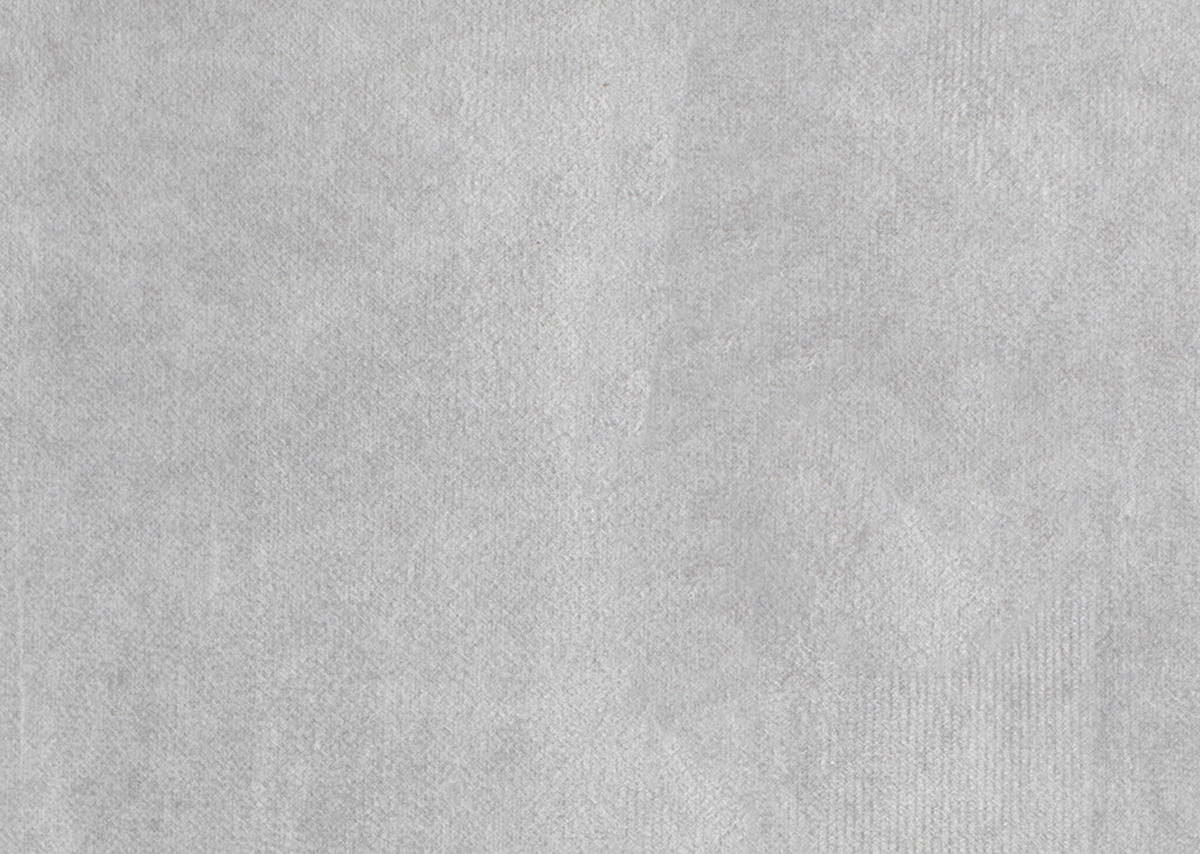 ECKSOFA in Velours Hellgrau  - Chromfarben/Hellgrau, Design, Kunststoff/Textil (173/276cm) - Stylife