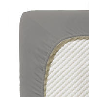 SPANNBETTTUCH Jenny C Single-Jersey  - Taupe, Basics, Textil (100/200cm) - Fleuresse