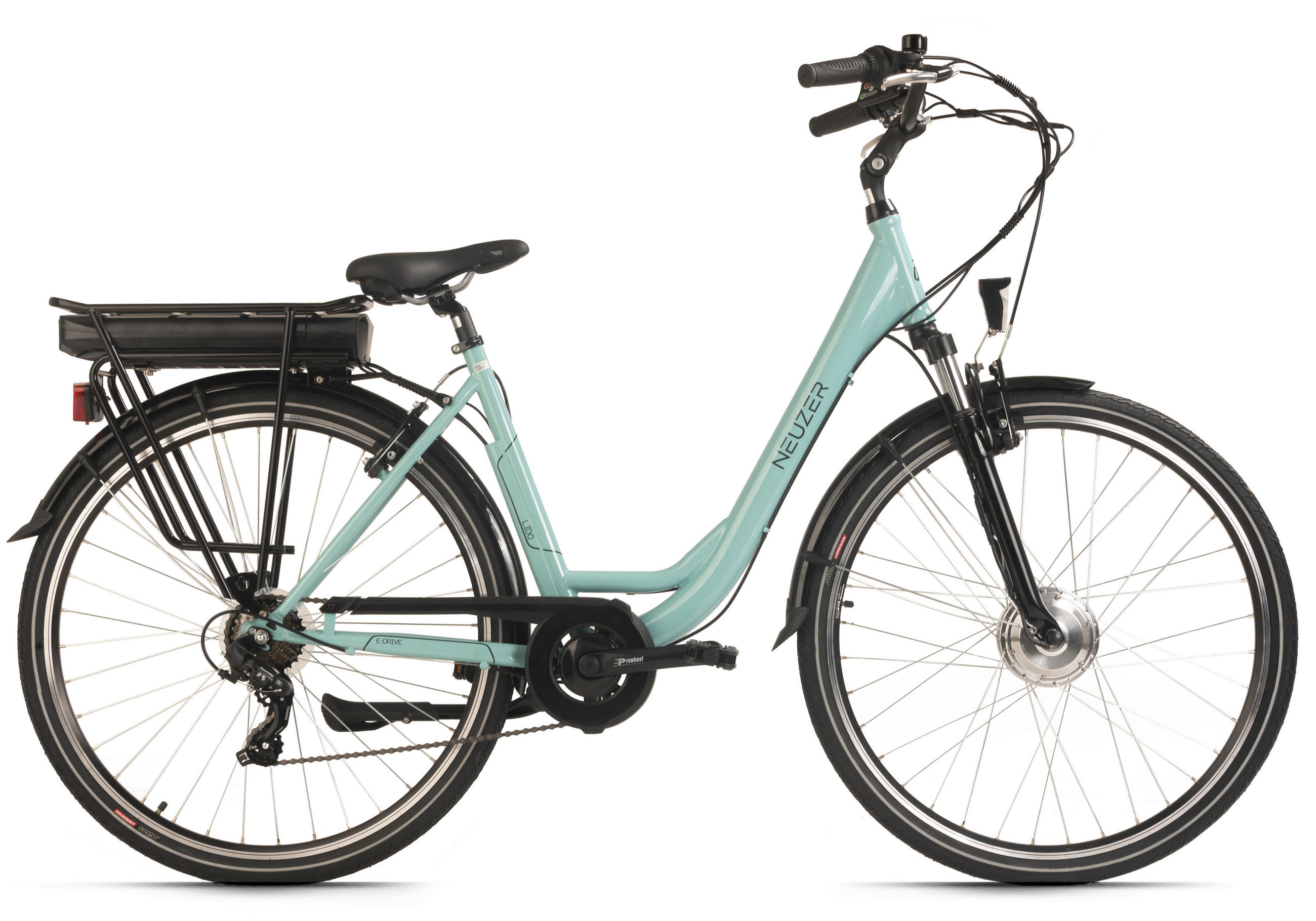 Elektrofahrrad E-citybike Hollandia, Mintgrün, 28 Zoll