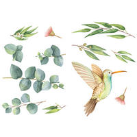 SAMOLEPKA NA ZEĎ - vícebarevná, Basics, plast (25/35cm) - Euroart