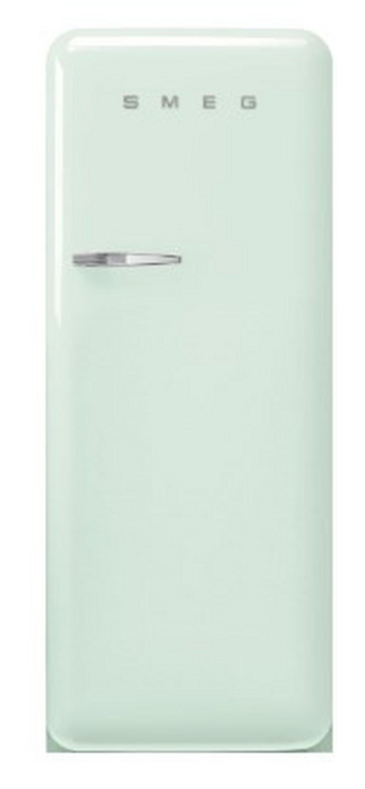 KÜHLSCHRANK 60/150/72,8 cm  - Pastellgrün, Basics, Glas/Metall (60/150/72,8cm) - SMEG