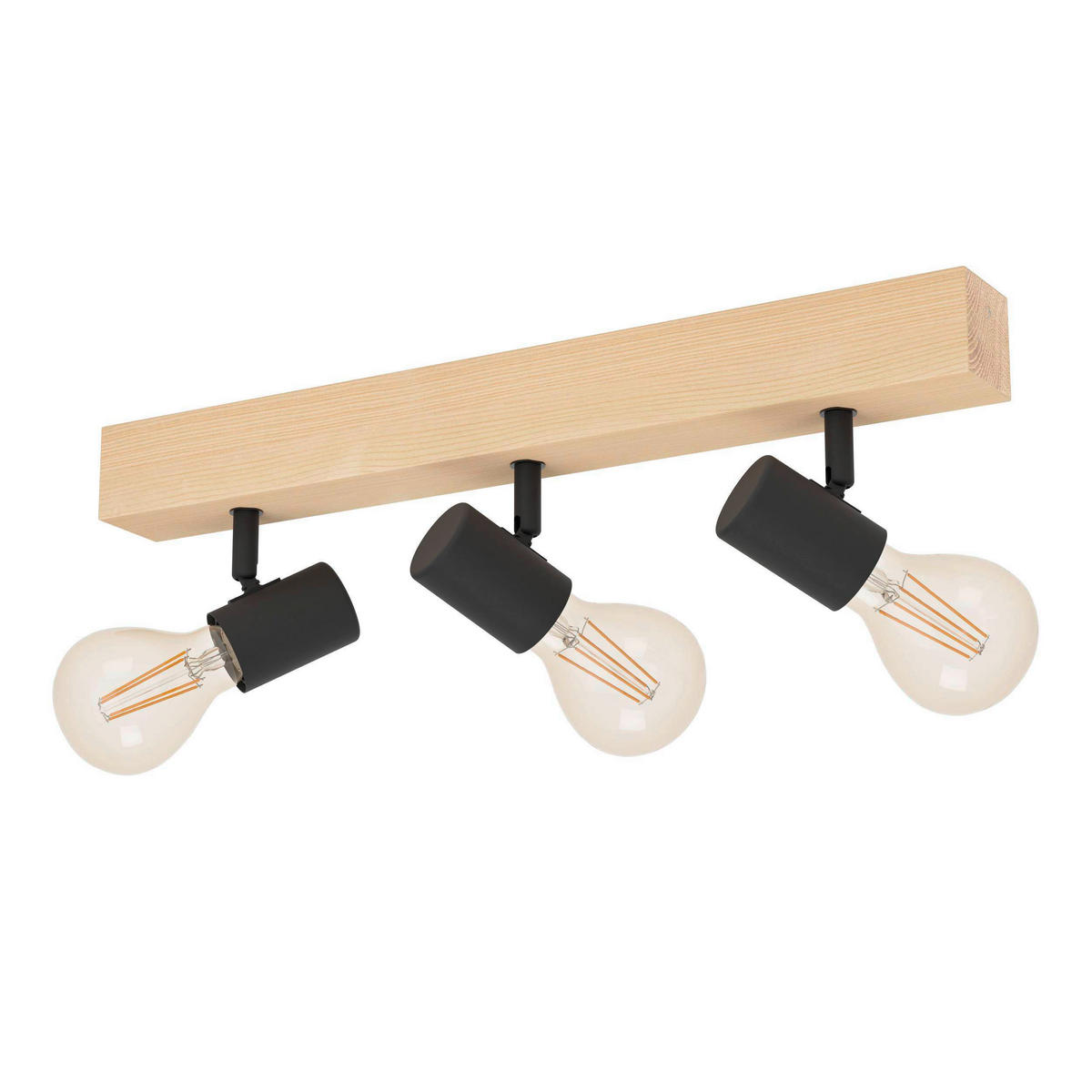 SPOTLIGHT   - brun/svart, Natur, metall/trä (5/48cm) - Eglo
