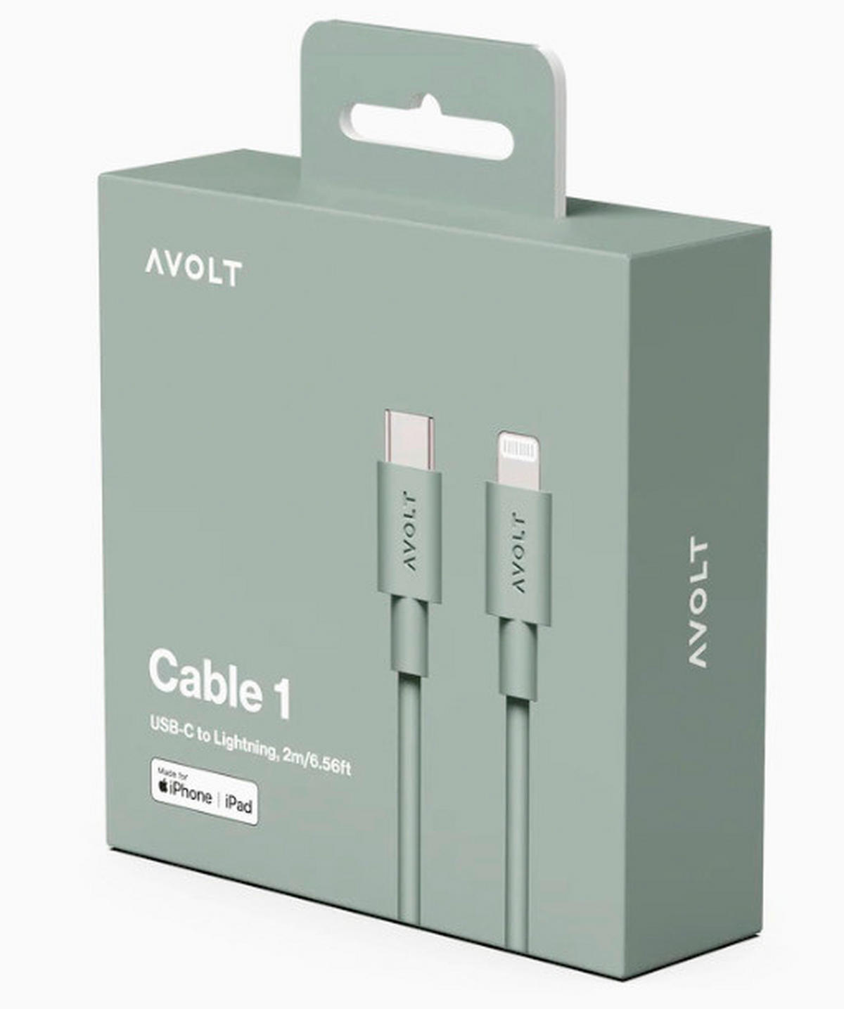 USB-LADEKABEL - Olivgrün, Basics, Kunststoff (200cm) - AVOLT