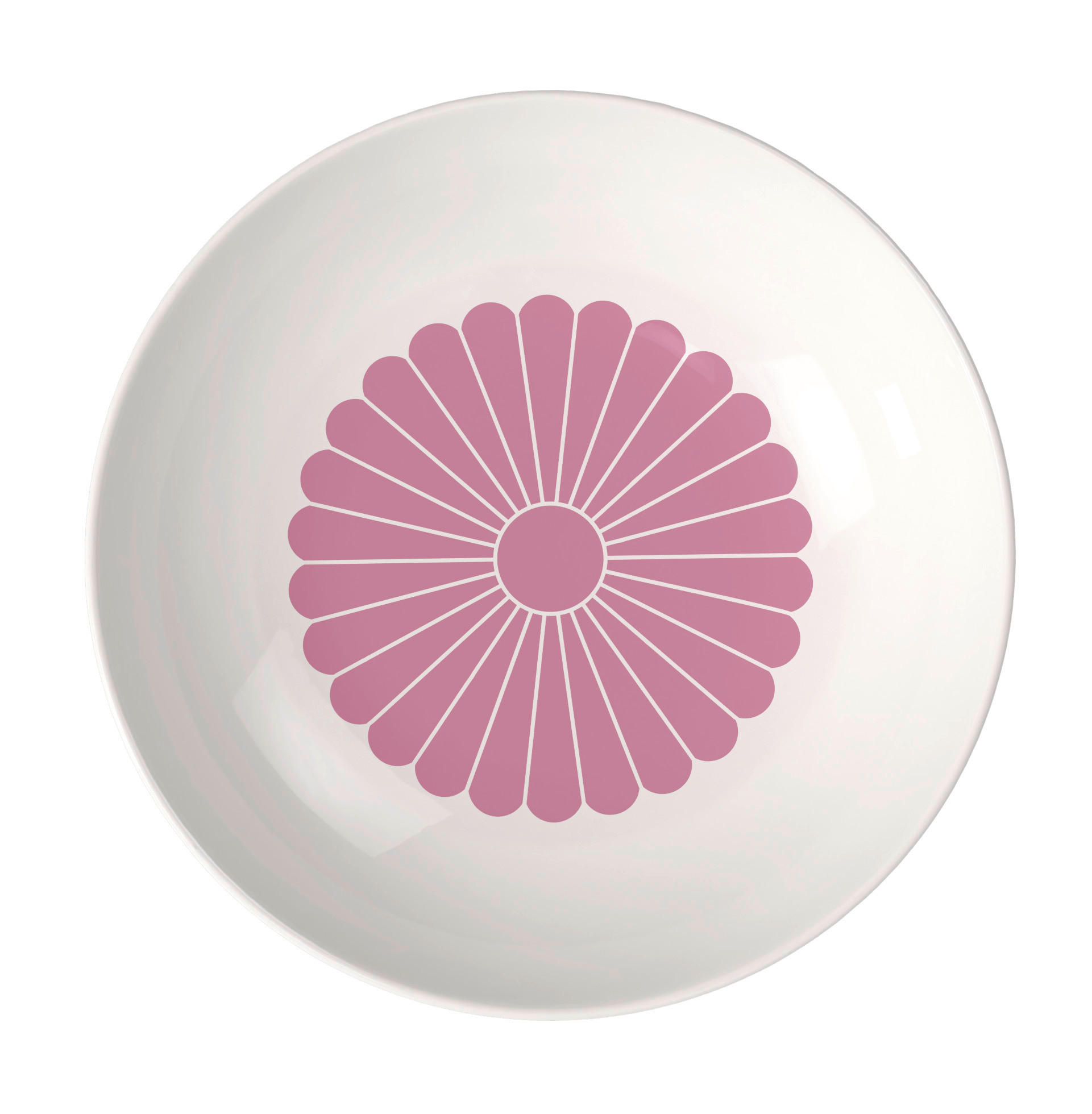 PASTATELLER Weiß, Magenta 24/5 cm Fleur Cassis  - Magenta/Weiß, MODERN, Keramik (24/5cm) - Villeroy & Boch