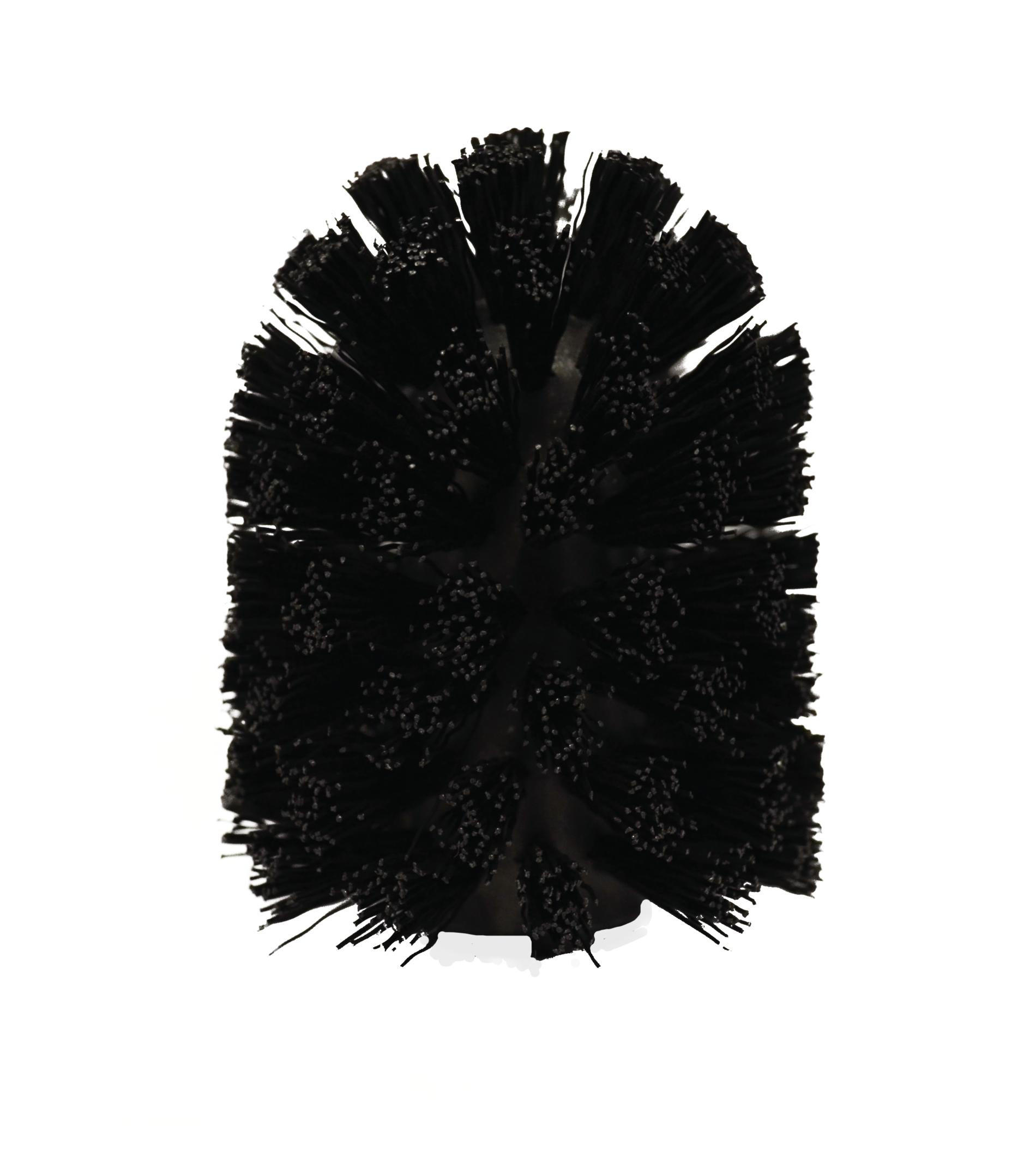 ERSATZBÜRSTENKOPF in   Kunststoff  - Schwarz, Basics, Kunststoff (8cm) - Sadena