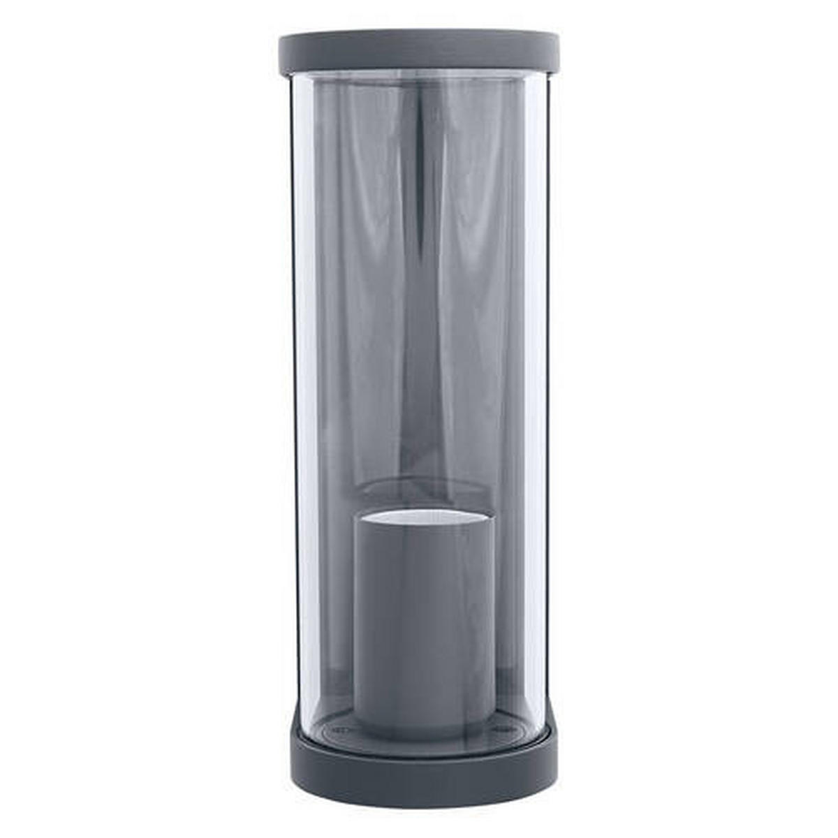 AUßENWANDLEUCHTE 11,7/8,2/22,2 cm   - Anthrazit, Basics, Glas/Metall (11,7/8,2/22,2cm) - Ledvance