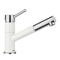 KÜCHENARMATUR 525040  - Chromfarben/Weiß, Basics, Stein/Metall (5,5/19,1/24,6cm) - Blanco