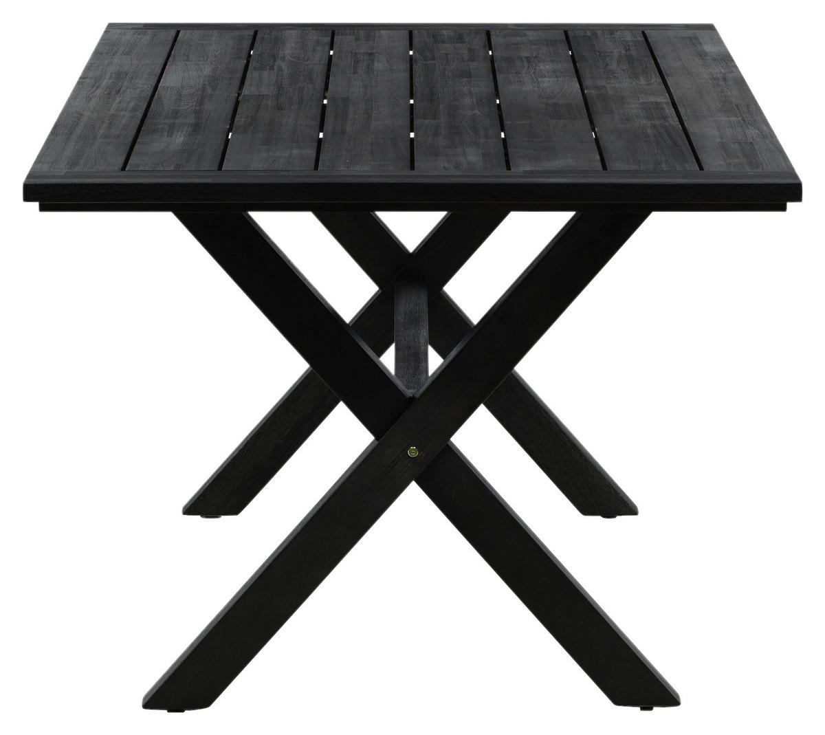 UTEBORD trä rektangulär  - svart, Klassisk, trä (200/100/75cm) - Gardenson