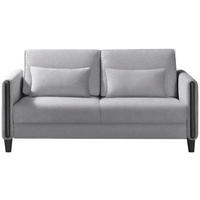 SCHLAFSOFA in Holz, Textil Schwarz, Hellgrau  - Hellgrau/Schwarz, Design, Holz/Textil (174/88/104cm) - Niels Andersson