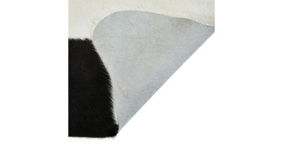 RINDERFELL 160/250 cm  - Multicolor/Schwarz, Basics, Leder/Fell (160/250cm) - Linea Natura