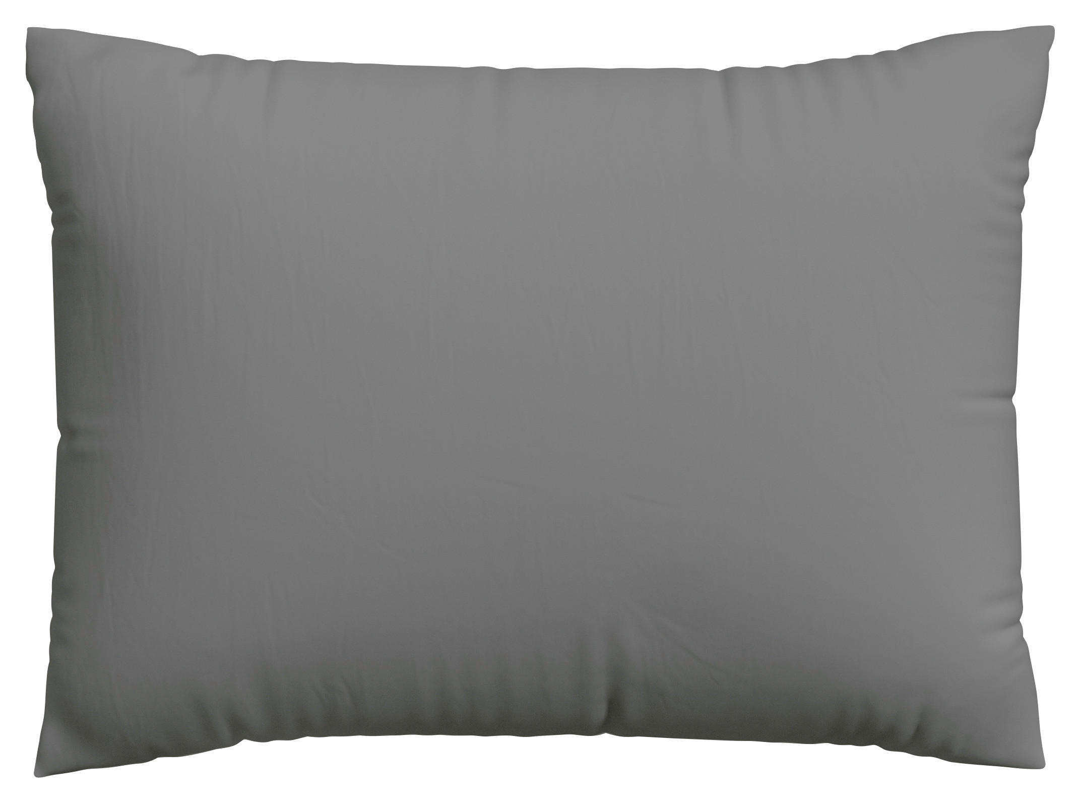 KOPFPOLSTERBEZUG EASY JERSEY 60/80 cm  - Grau, Basics, Textil (60/80cm) - Schlafgut