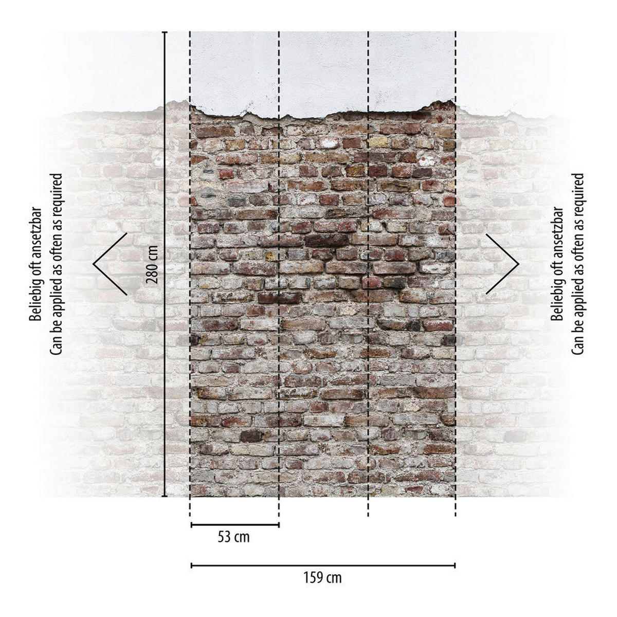 FOTOTAPETA - siva/črna, Trendi, papir (159*280cm)