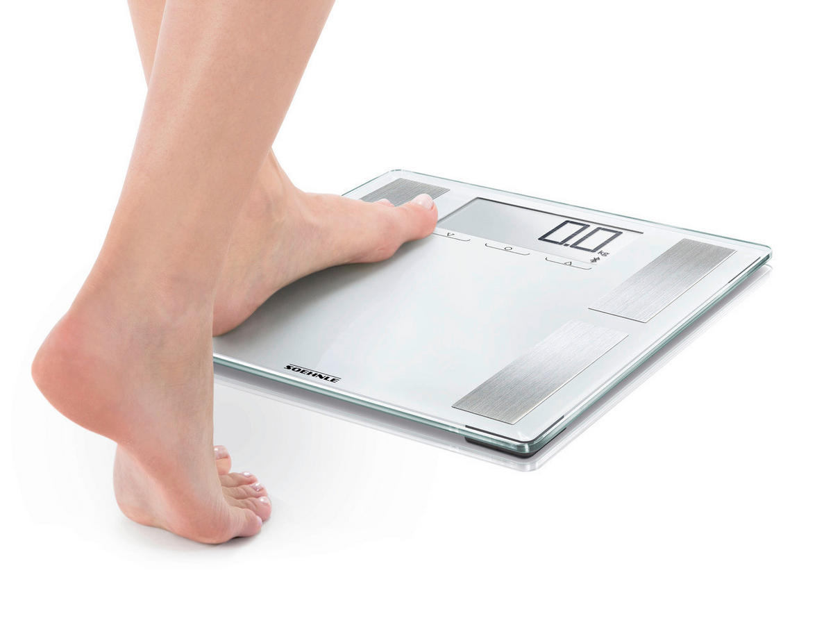 VAGA OSOBNA  bijela   - bijela, Basics, staklo/plastika (36/3,2/35,5cm) - Soehnle