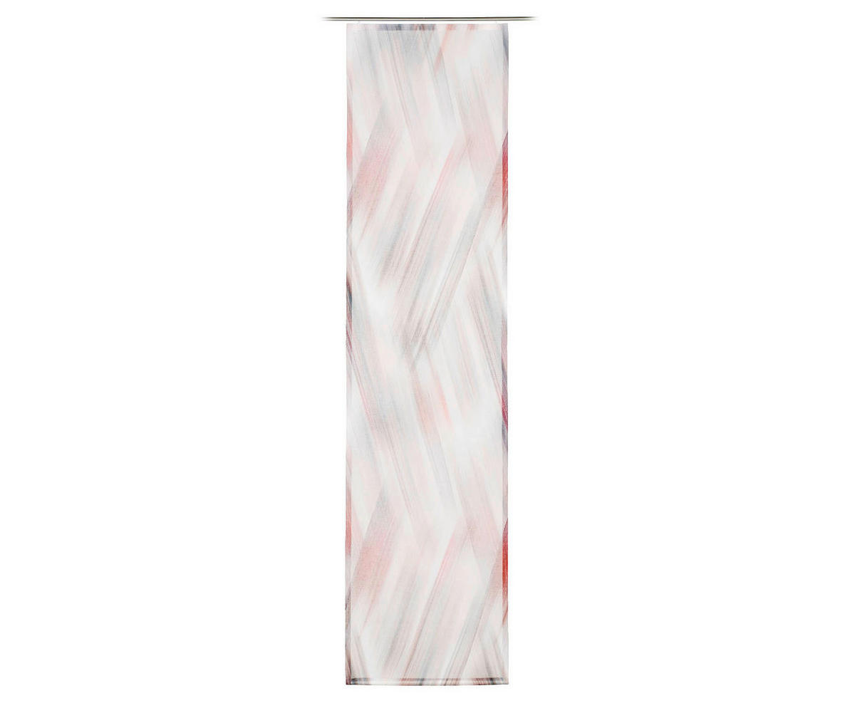 FLÄCHENVORHANG   halbtransparent  60/245 cm   - Rot, Design, Textil (60/245cm) - Novel
