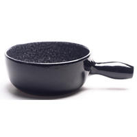 FONDUE-TASSE - Schwarz, Trend (22cm)