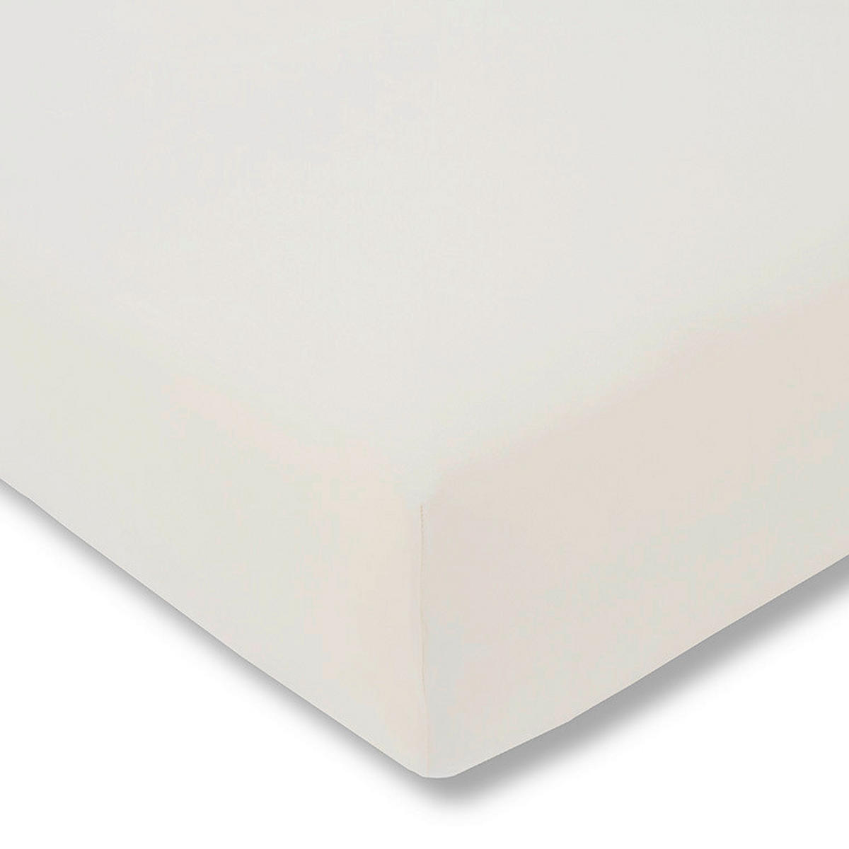 SPANNBETTTUCH Exquisit Single-Jersey  - Magnolie, Basics, Textil (100/200cm) - Estella