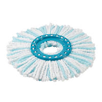 ERSATZMOPP - Türkis/Weiß, Basics, Kunststoff/Textil (30/30/5cm) - Leifheit