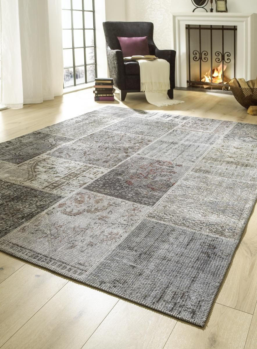 ORIENTALISK MATTA 80/200 cm Ephesus Granite  - grå, Trend, textil (80/200cm) - Cazaris