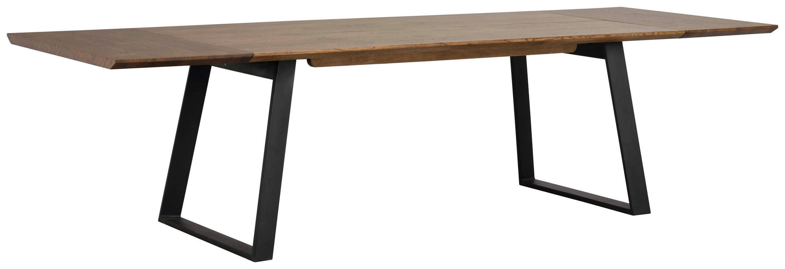 MATBORD i trä, metall 210/95/75 cm   - svart/mörkbrun, Design, metall/trä (210/95/75cm) - Rowico