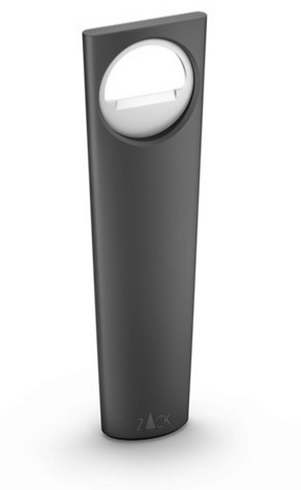 FLASCHENÖFFNER - Edelstahlfarben/Schwarz, KONVENTIONELL, Kunststoff/Metall (4,5/14,5/2cm) - Zack