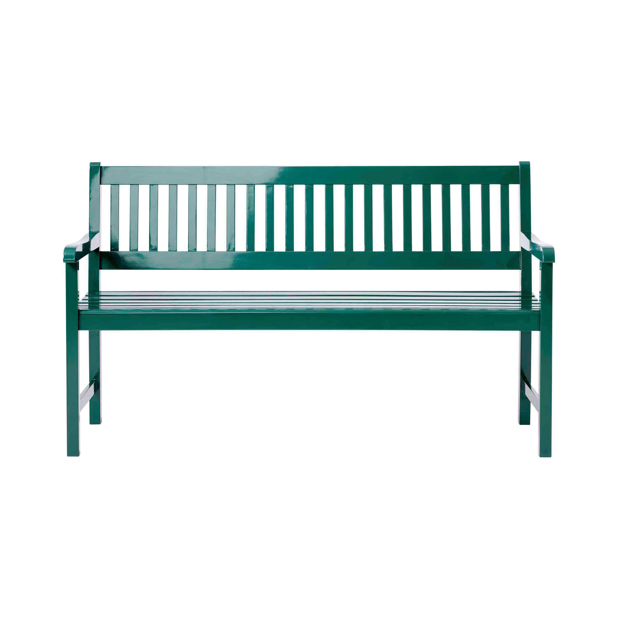 GARTENBANK 150/89/59 cm  in Grün  - Grün, Natur, Holz (150/89/59cm) - Gardenson