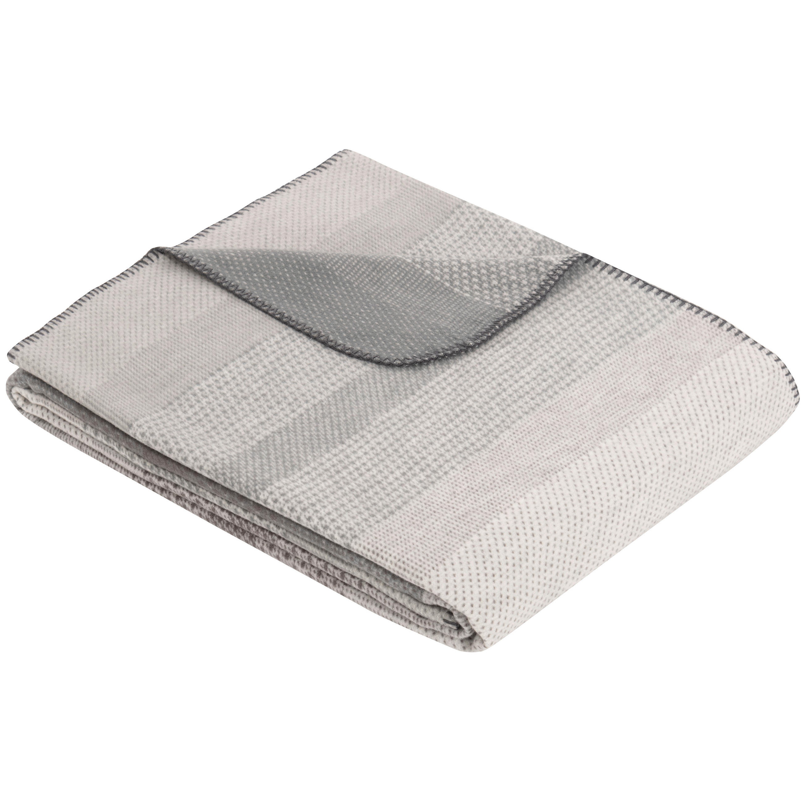 WOHNDECKE KITALE GOTS 140/200 cm  - Grau, Basics, Textil (140/200cm) - Ibena