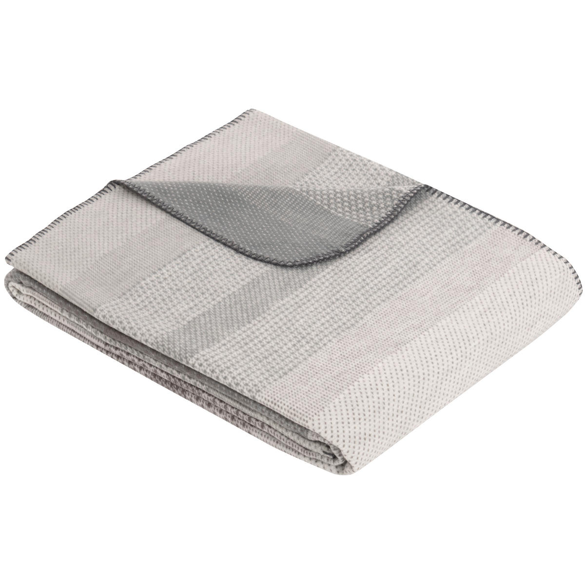 DEKORATIVNA ODEJA 140/200 cm siva  - siva, Basics, tekstil (140/200cm) - Ibena