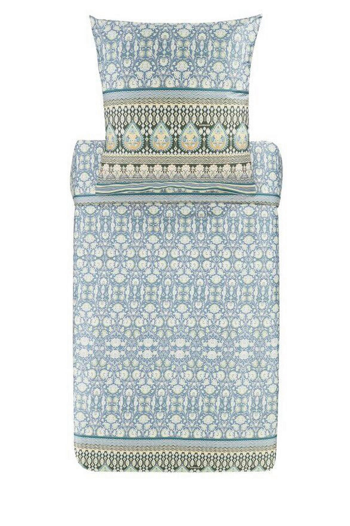 BETTWÄSCHE Mira Satin 200/200 cm  - Grün, Basics, Textil (200/200cm) - Bassetti