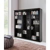 BÜCHERWAND  223/222/34 cm Kieferfarben, Dunkelbraun  - Dunkelbraun/Kieferfarben, Design, Holz (223/222/34cm) - MID.YOU