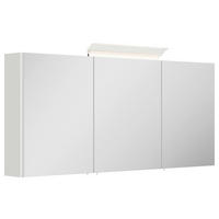 SPIEGELSCHRANK 140/62/17 cm  - Weiß Hochglanz, MODERN, Glas/Holzwerkstoff (140/62/17cm) - MID.YOU