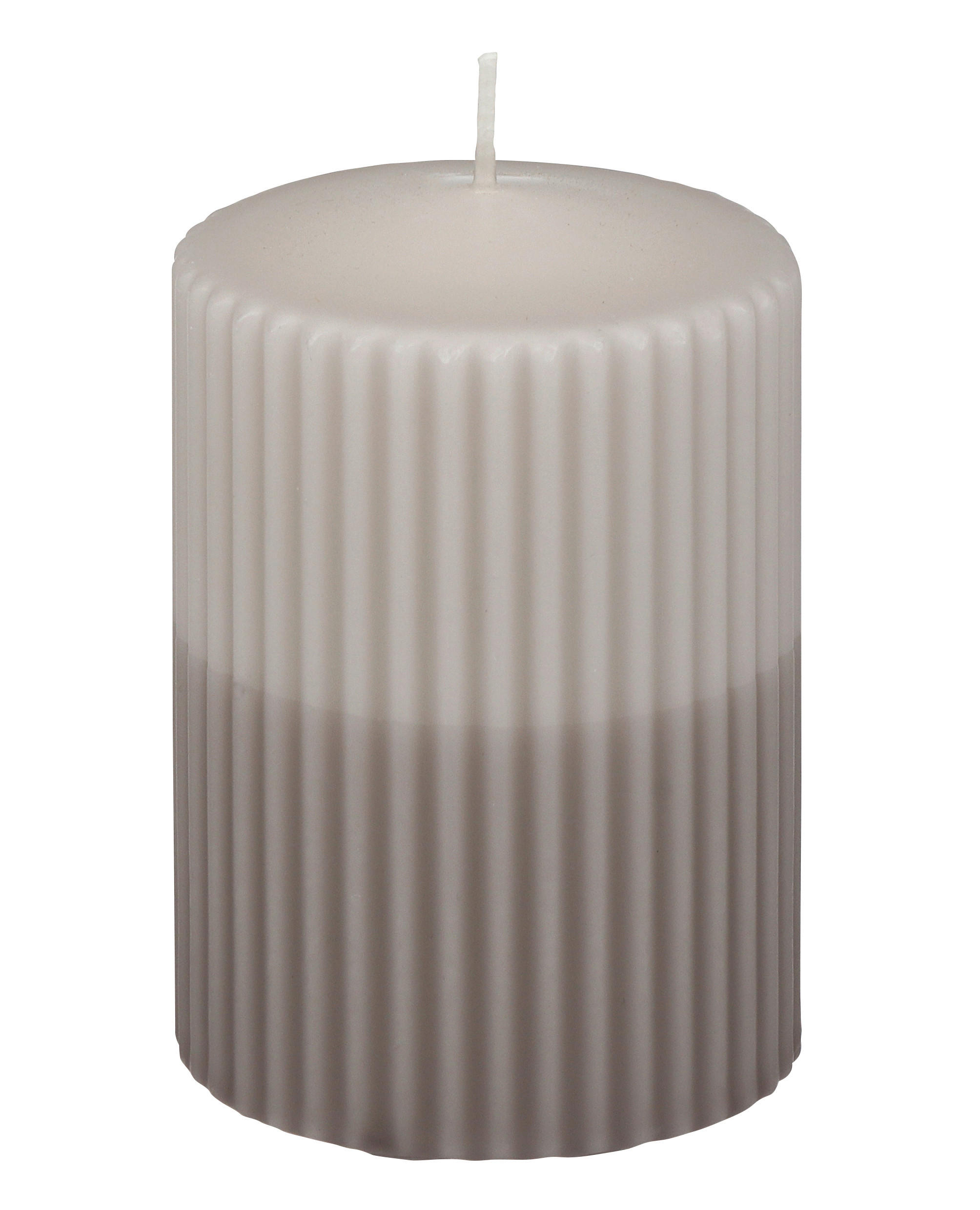 KERZE - Taupe, Basics, Paraffin (6,8/10,0cm) - Steinhart