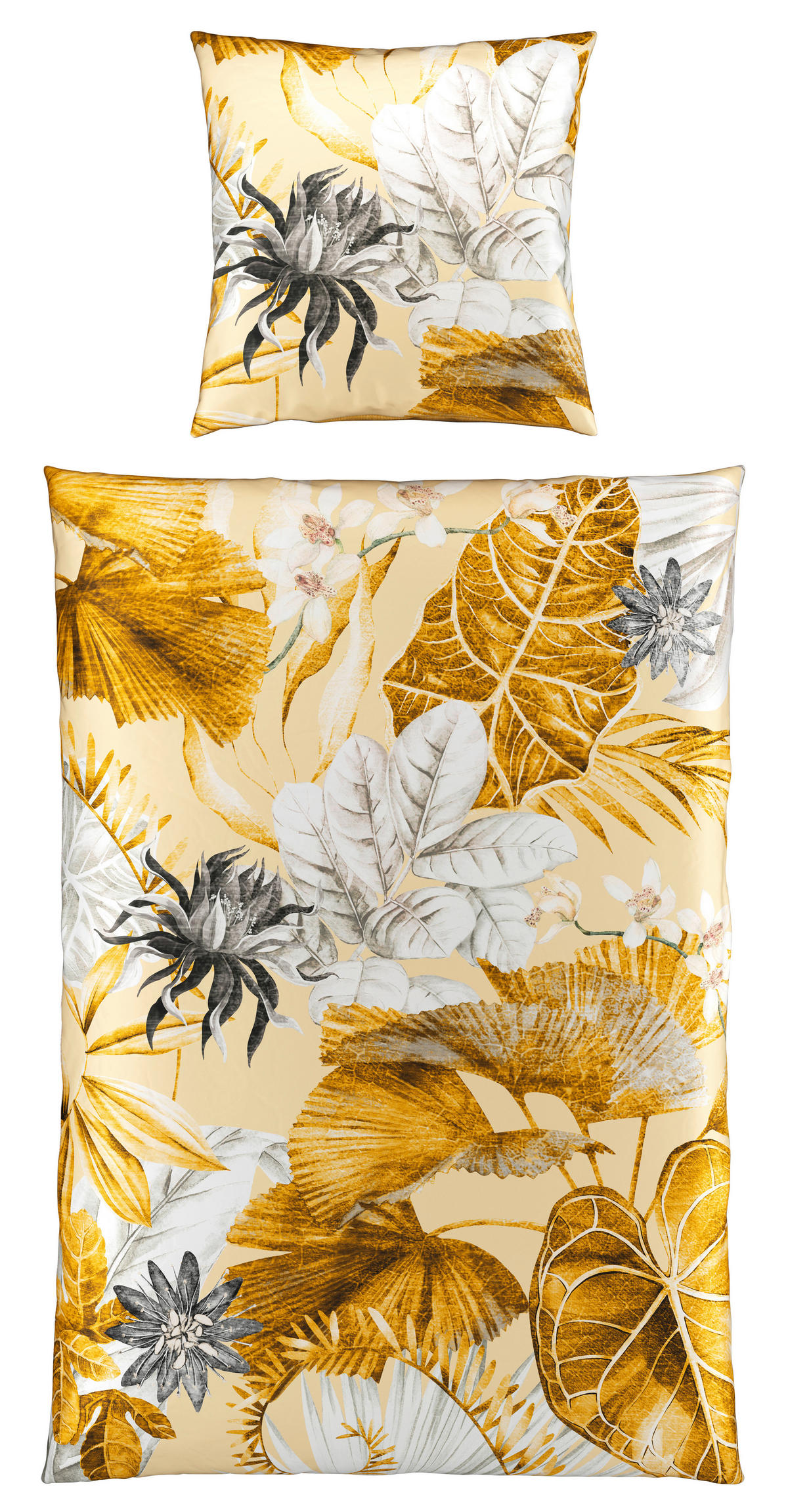 BETTWÄSCHE 135/200 cm  - Goldfarben, Textil (135/200cm) - Novel