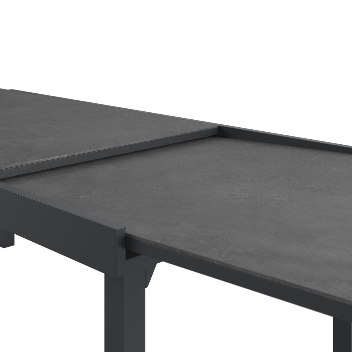 STOL VRTNI     antracit  metal, plastika  - antracit, Moderno, metal/plastika (200/320/75/100cm) - Ambia Garden