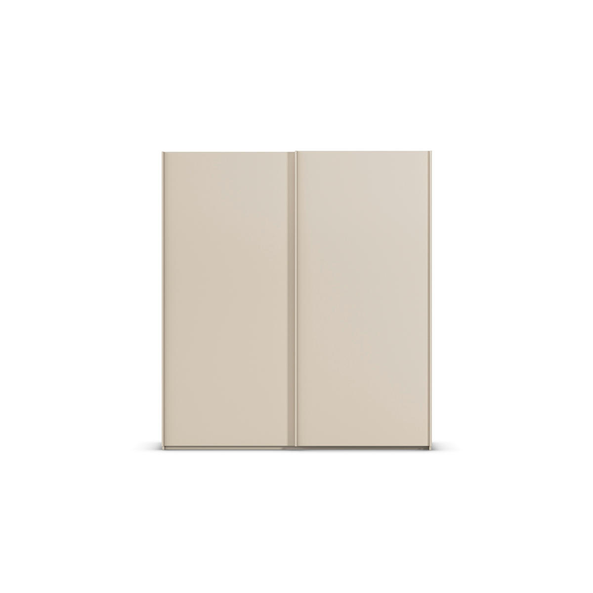 SCHWEBETÜRENSCHRANK 201/223/69 cm,  in Champagner, 2 Tür(en)  - Champagner, Basics, Holzwerkstoff/Metall (201/223/69cm) - Rauch Möbel