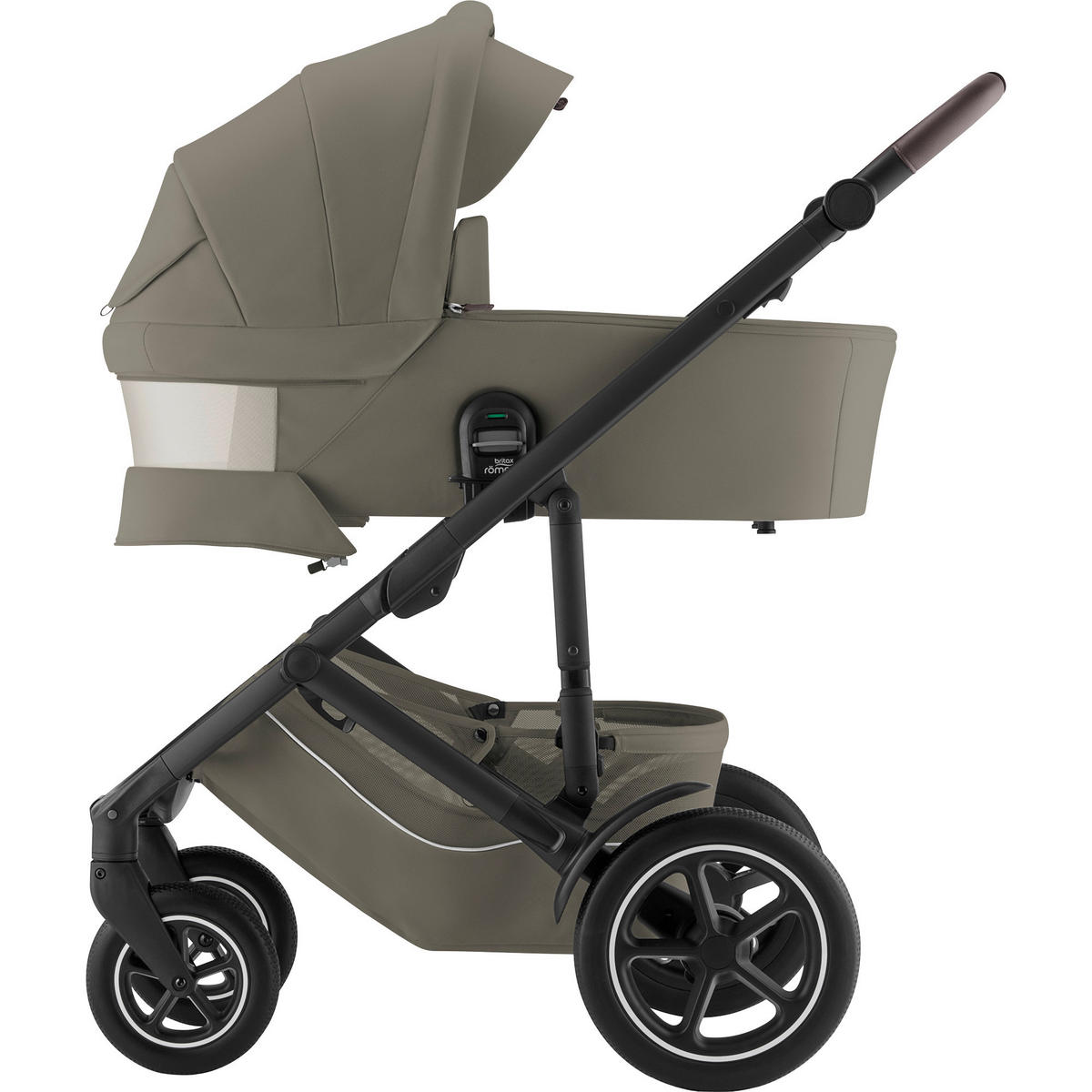 KINDERWAGENSET  Smile 5Z Set  Urban Olive  - Olivgrün/Grau, Basics, Textil/Metall (57/112/97,7cm) - Britax Römer