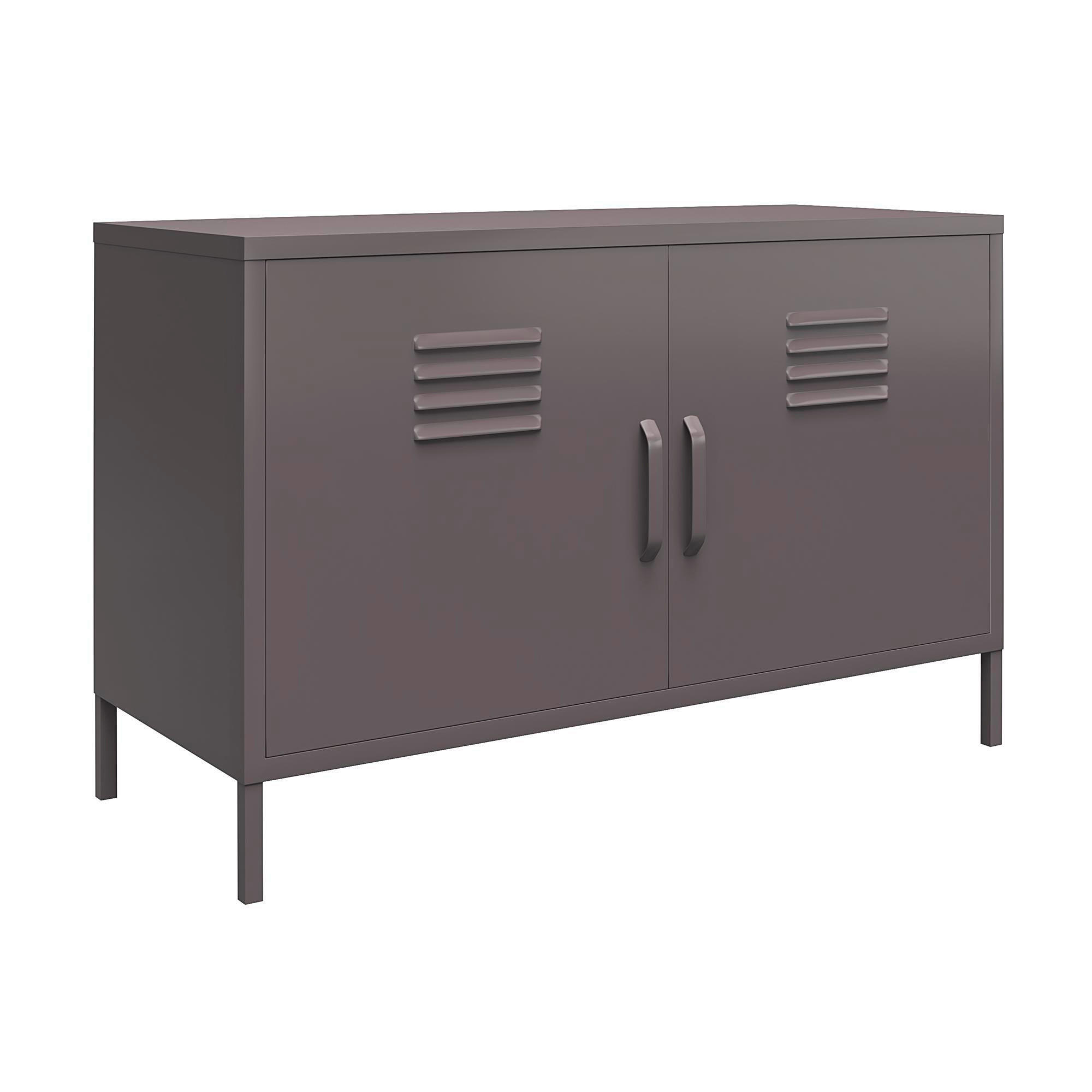 KOMMODE Bradford  in 98/63/39 cm  - Grau, Design, Metall (98/63/39cm) - MID.YOU