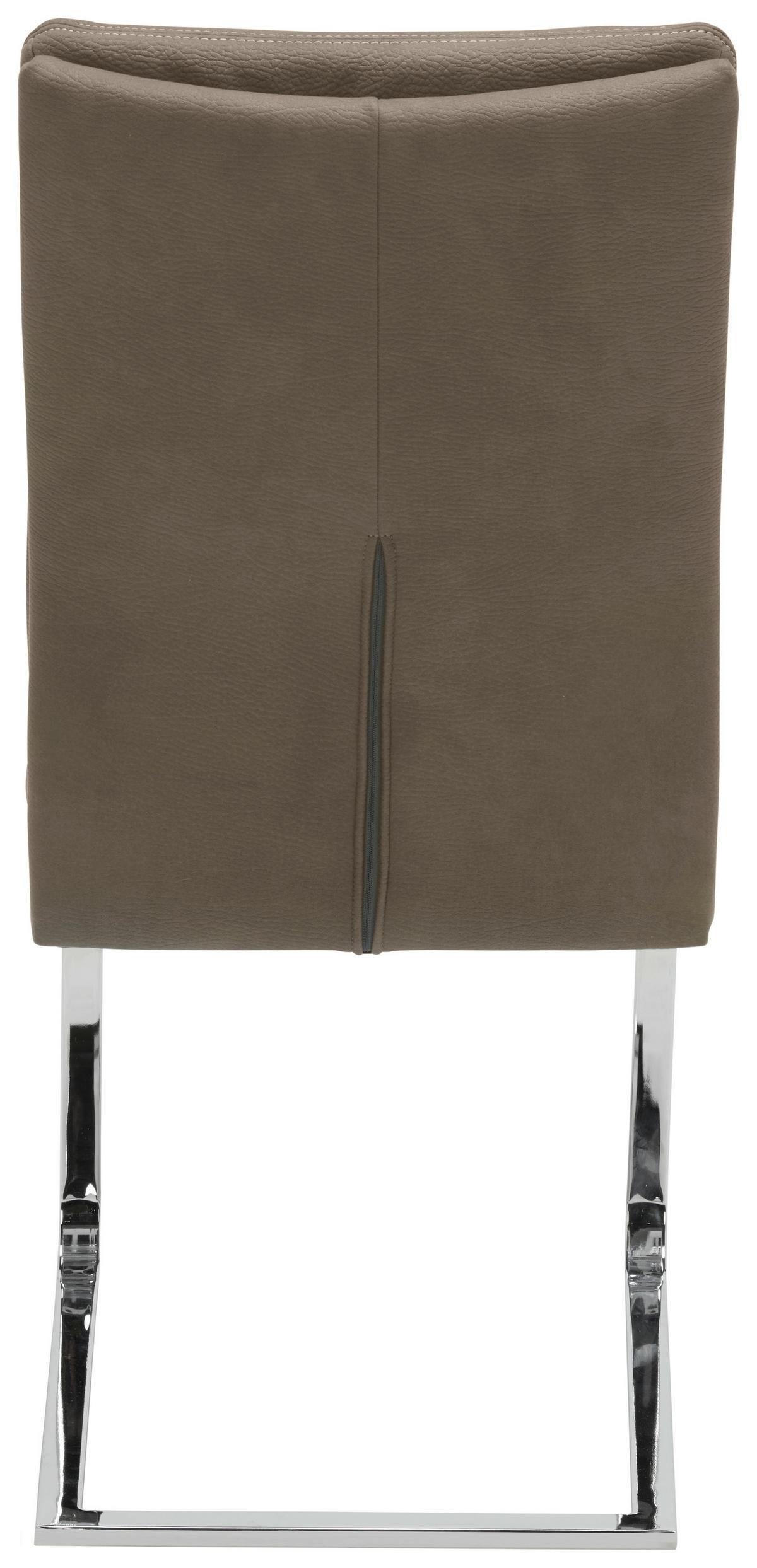NIHAJNI STOL, kovina, tekstil siva, barve kroma  - barve kroma/siva, Design, kovina/tekstil (47/100/64cm) - Novel