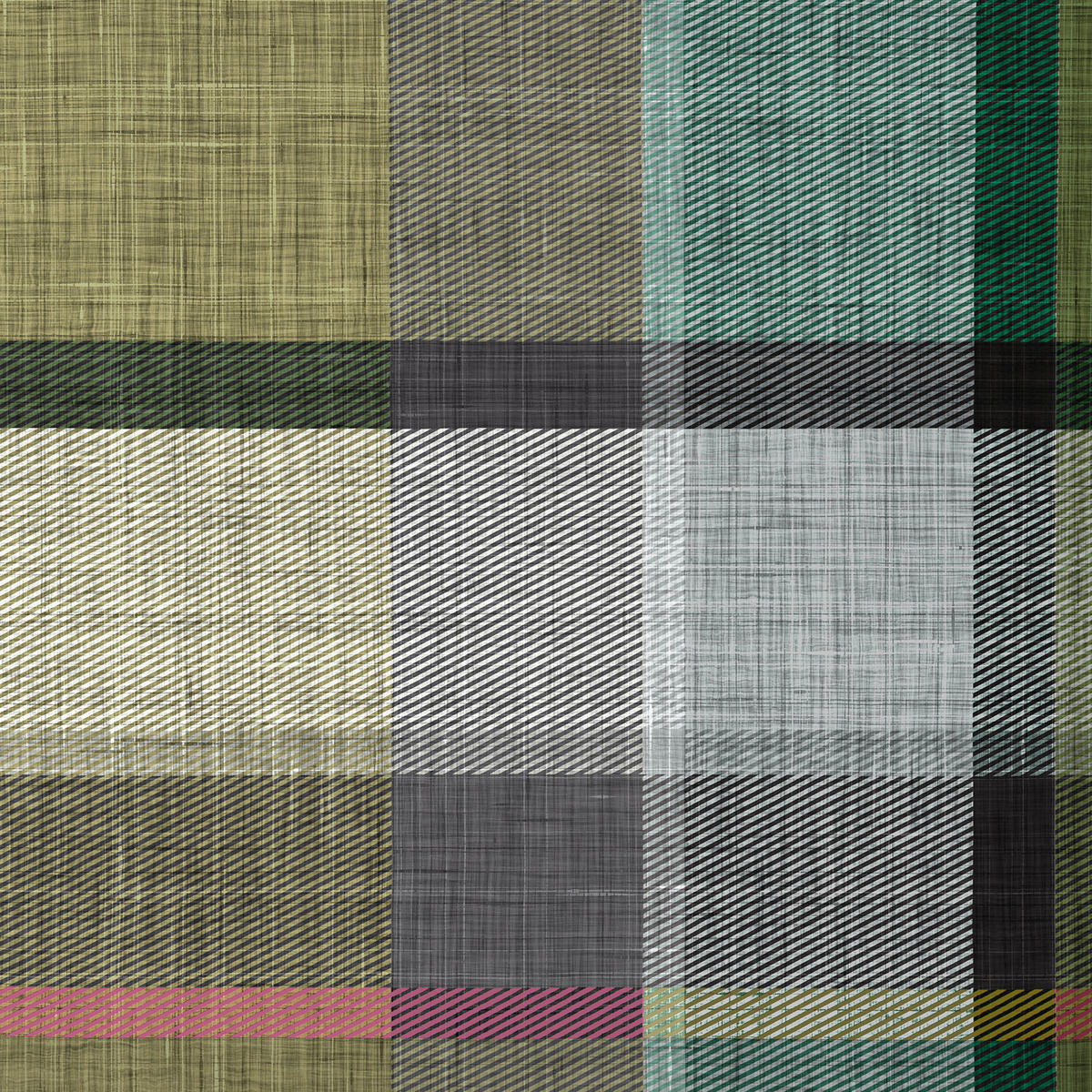 BETTWÄSCHE Flanell 155/220 cm  - Grün, Textil (155/220cm) - Novel