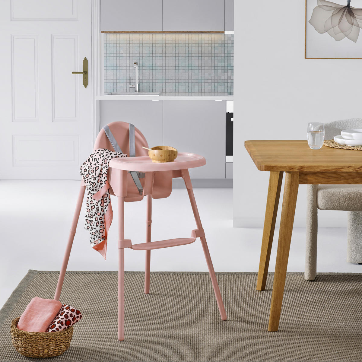 HOCHSTUHL  - Pink, Basics, Kunststoff/Metall (63/58/91cm) - My Baby Lou