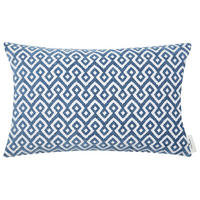 KUDDFODRAL T-Rhomb 30/50 cm  - vit/mörkblå, Klassisk, textil (30/50cm) - Tom Tailor