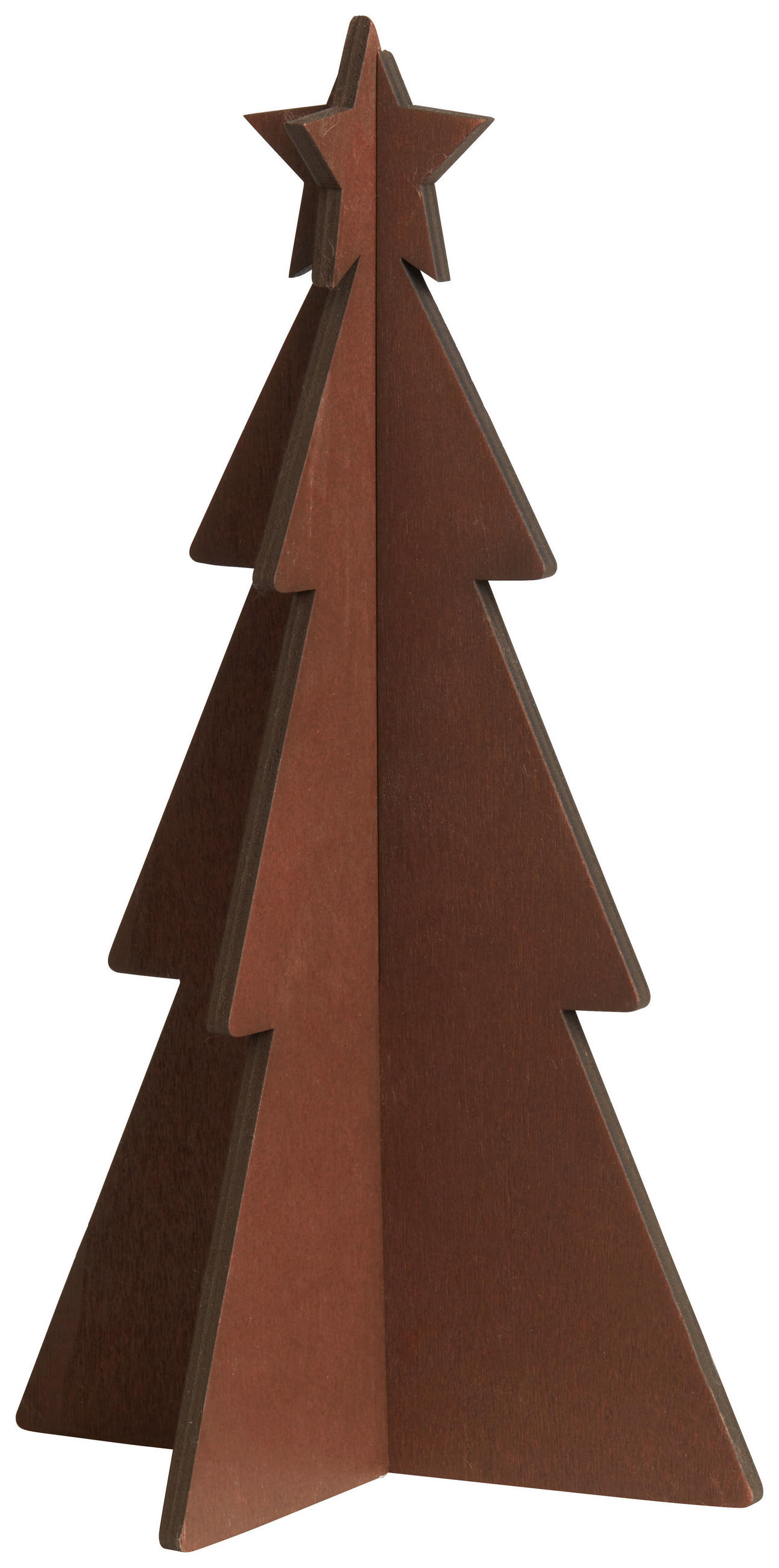 DEKORAČNÍ STROMEK - bílá/hnědá, Konvenční, kompozitní dřevo (25cm)