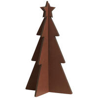 DEKORAČNÍ STROMEK - bílá/hnědá, Konvenční, kompozitní dřevo (25cm)