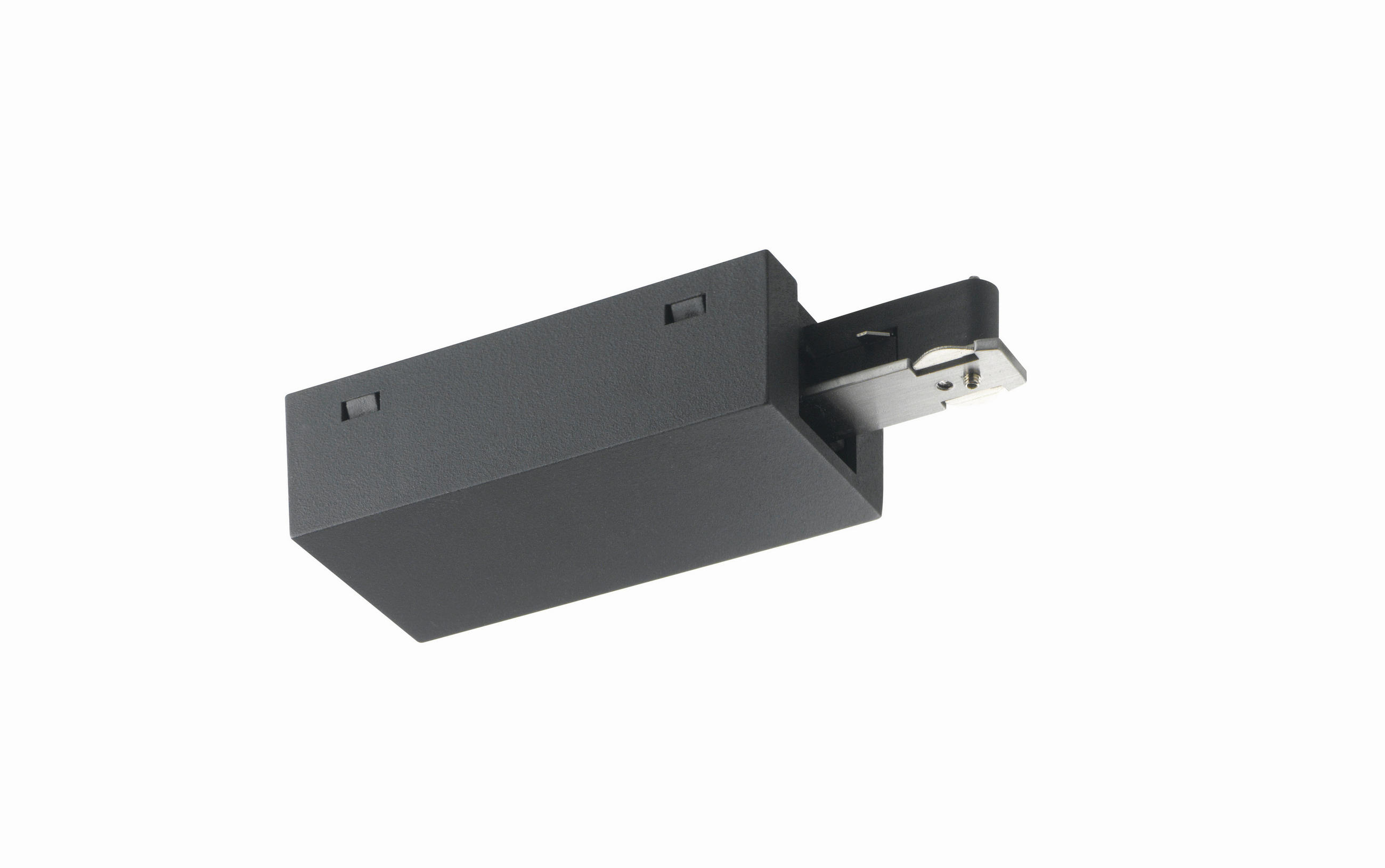 Fischer & Honsel Schienensystem-Einspeiser m6 HV Track 6 Schwarz 4.5x9.6 cm