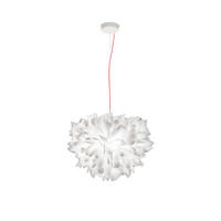 HÄNGELEUCHTE VELI 45/35 cm   - Weiß, Design, Kunststoff (45/35cm) - Slamp