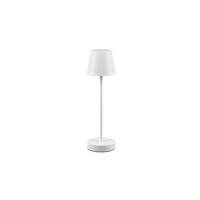 AKKU-TISCHLEUCHTE - Weiss, Konventionell, Kunststoff (11/39cm)