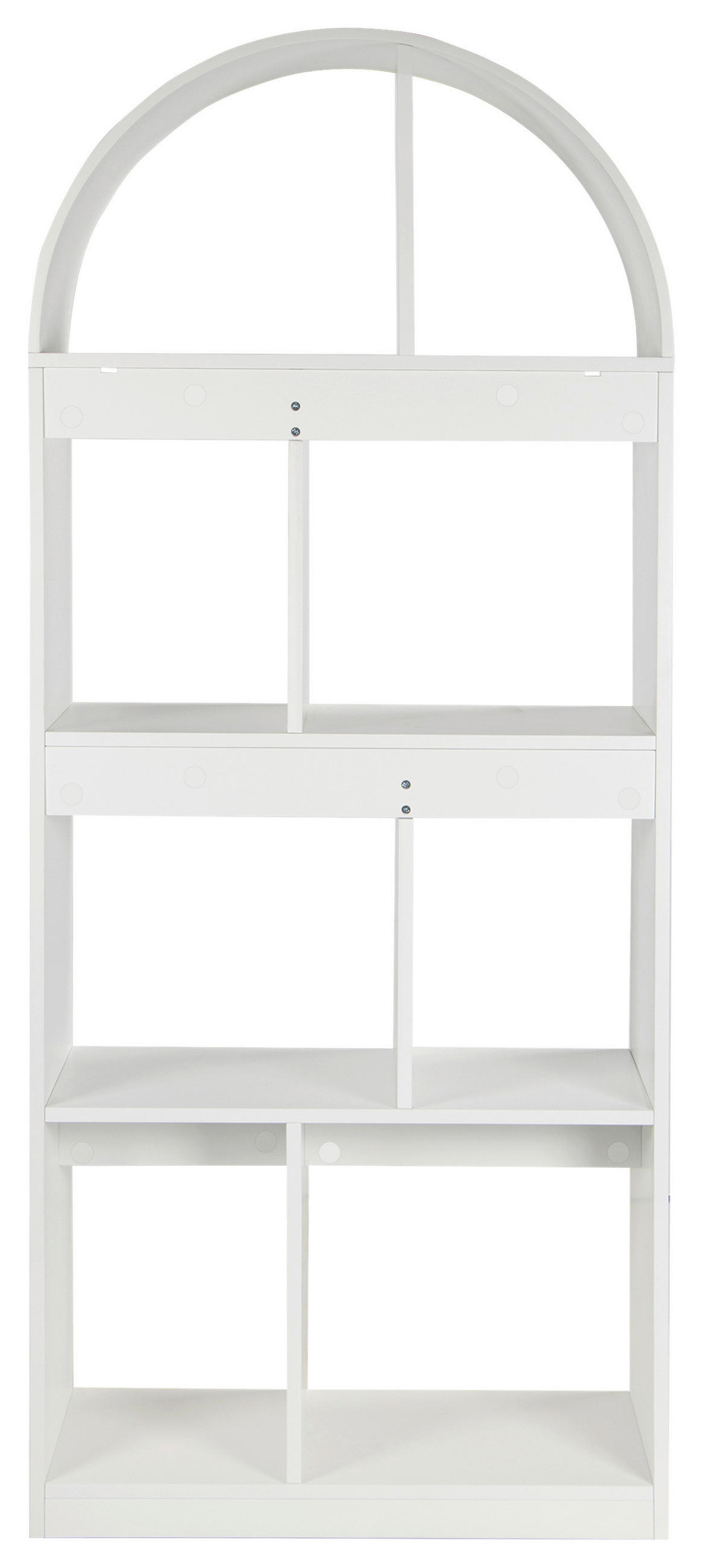 REGAL Weiß  - Weiß, Design, Holzwerkstoff (80/190,5/38cm) - MID.YOU