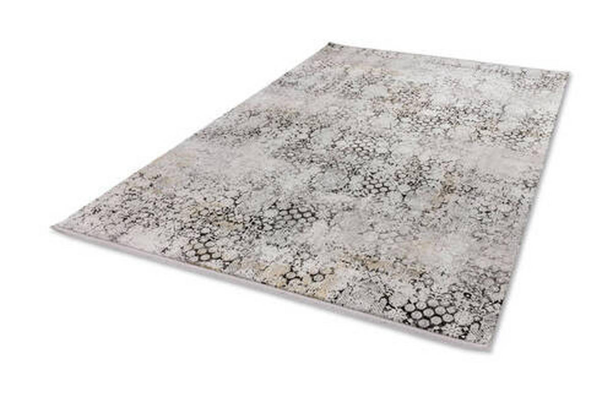 WEBTEPPICH 80/150 cm Gravian Anthrazit, Silberfarben  - Anthrazit/Silberfarben, Design, Textil (80/150cm) - Novel