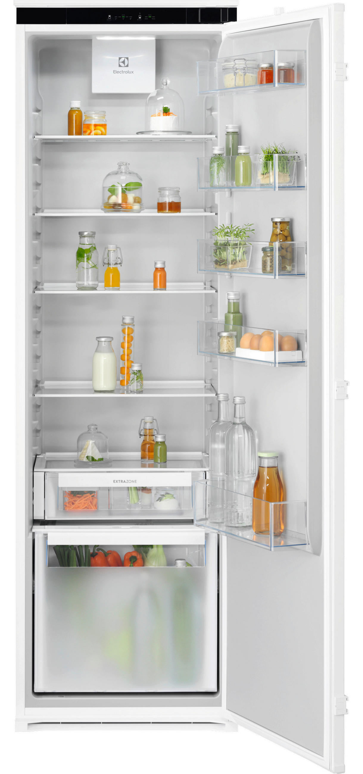 KÜHLSCHRANK 54,6/177,2/54,9 cm ERD6DE18S1  - Weiß, Basics, Glas/Kunststoff (54,6/177,2/54,9cm) - Electrolux